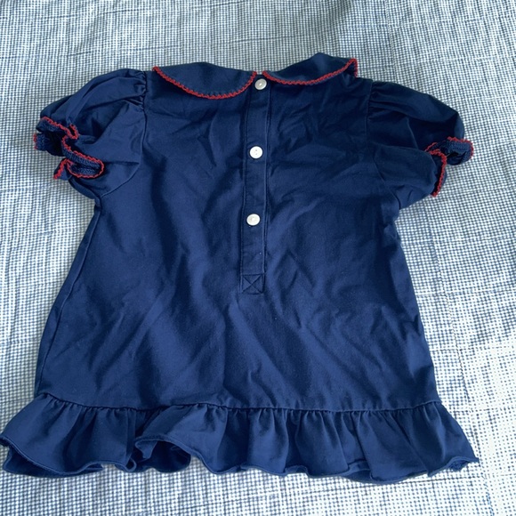 Smocking Bird apple top short sleeve size 2 - Picture 5 of 6